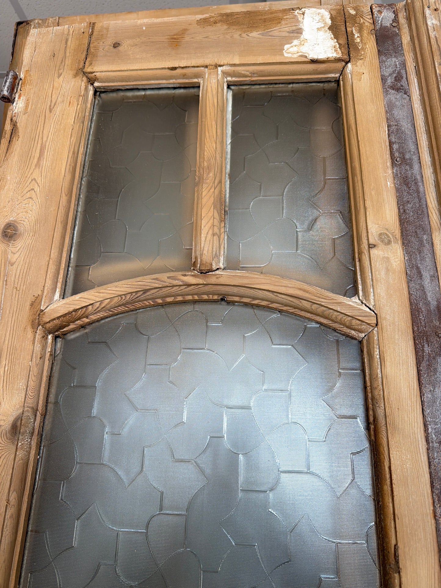 Double Glass Antique Door AG011