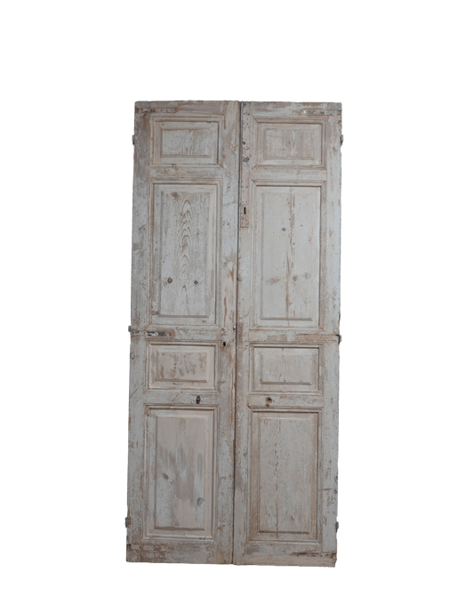 French Inset Four Panel Antique Door AG350