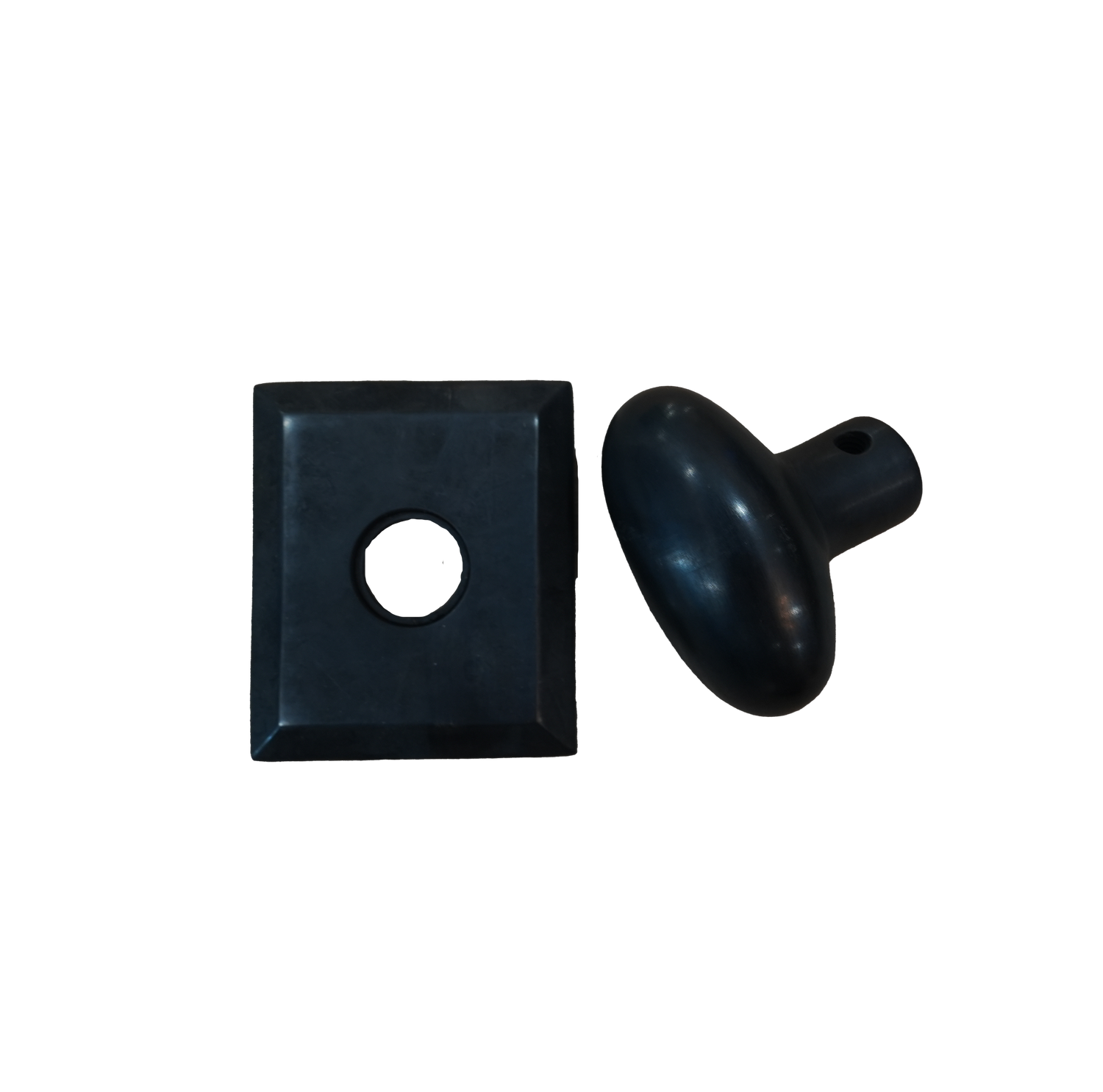 Baldwin Black Dummy Knob Square