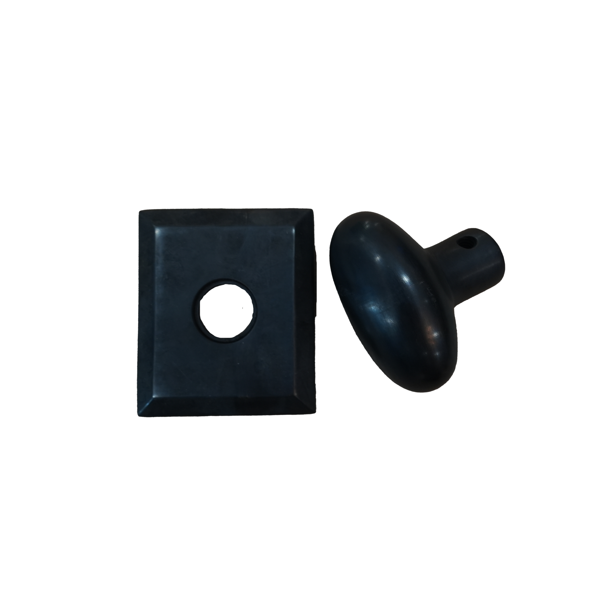 Baldwin Black Dummy Knob Square