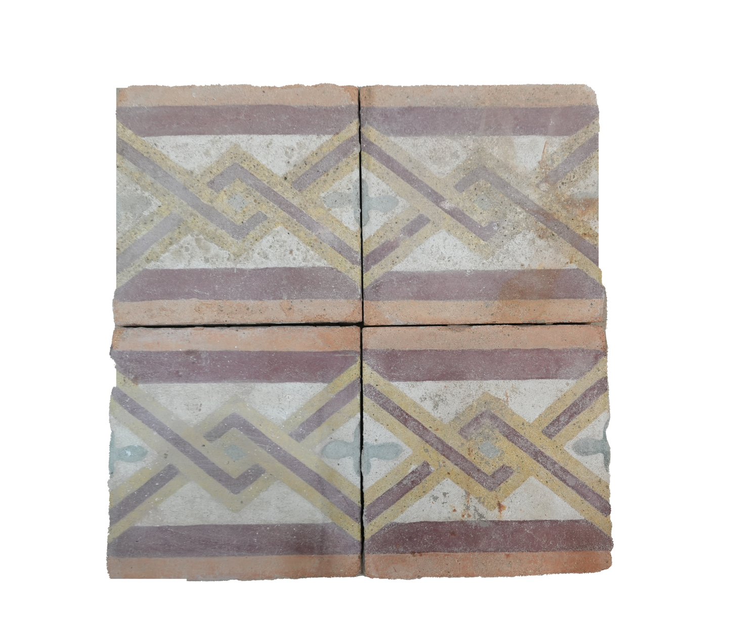 Chevron De Croix Encaustic Tile AB020