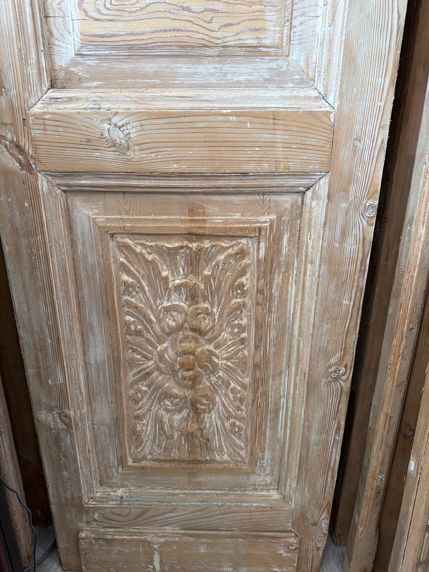 French Raised Panel Iron Antique Door AG250