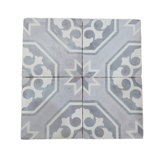 Fleur De Pierre Encaustic Tile AB039