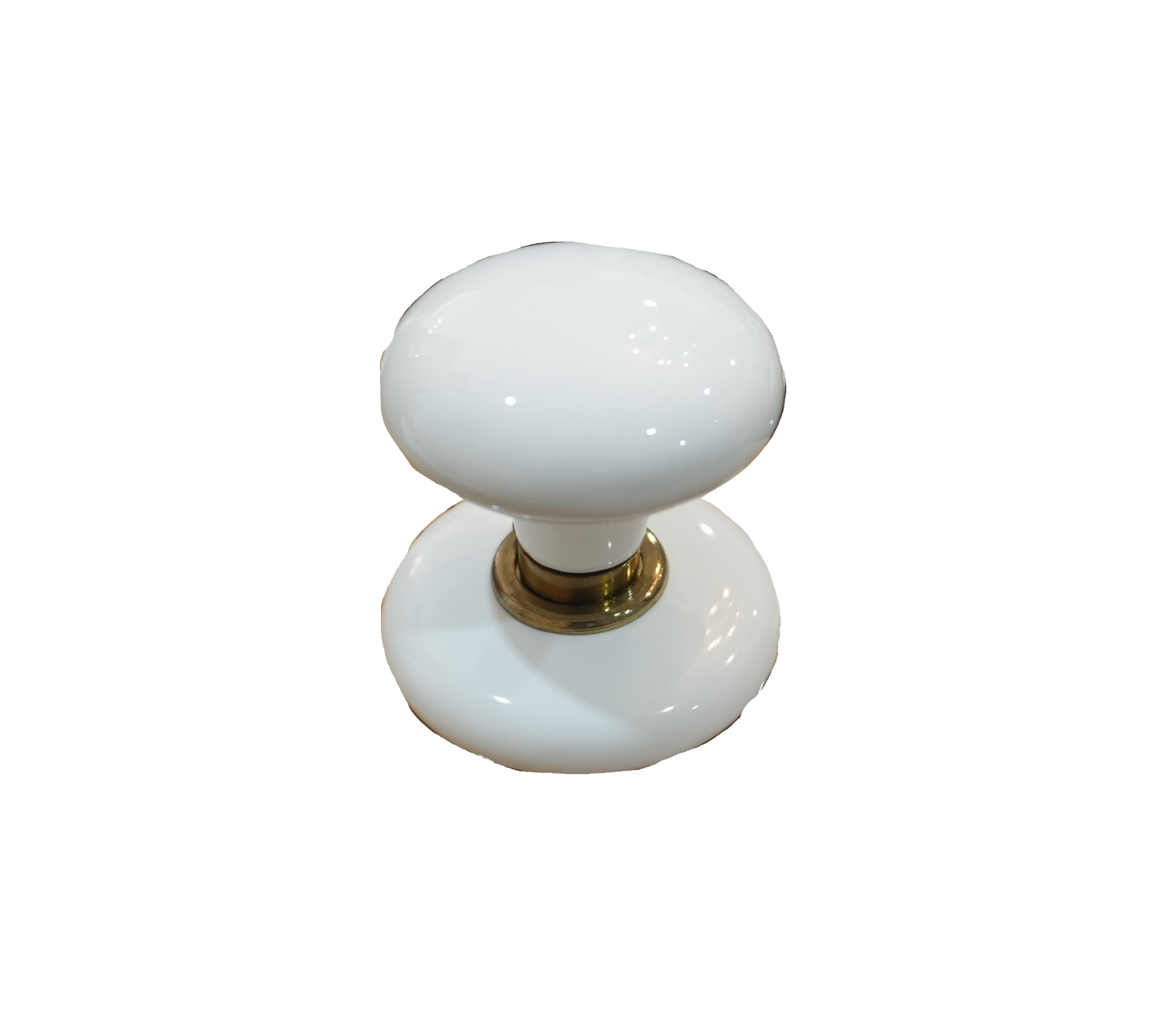 White Emtek Vintage Dummy Knob ZZ057