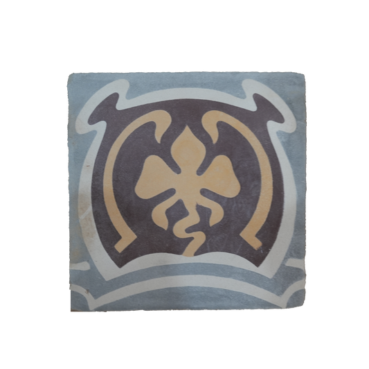 Zahra Emblem Encaustic Tile AB002