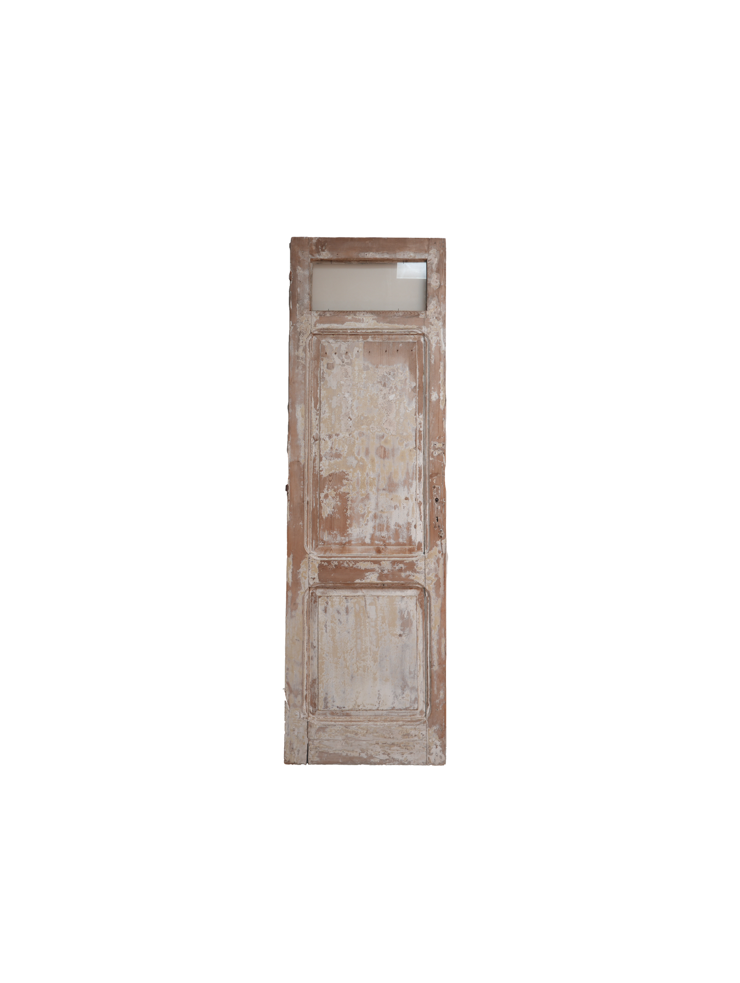 Single French Panel Antique Door With Glass AC001