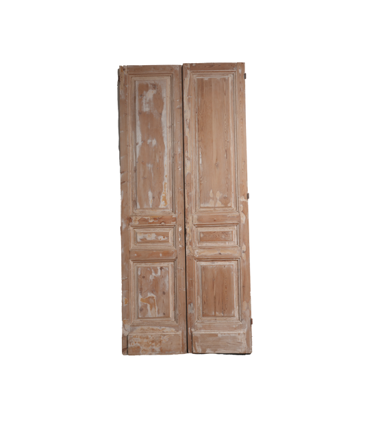 Double Inset French Antique Door AC006