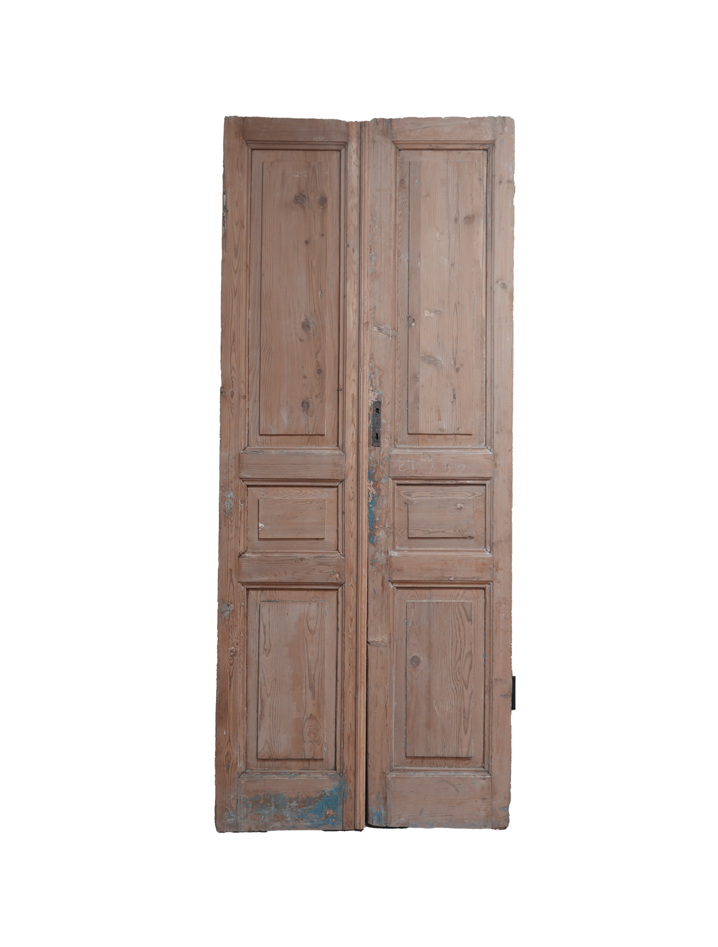 Three Inset Panel French Antique Door AG294