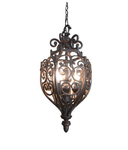 Black Iron Pendant Chandelier ZZ007