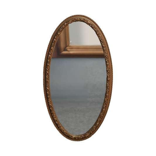Antique Gold Mirror Oval ZZ010
