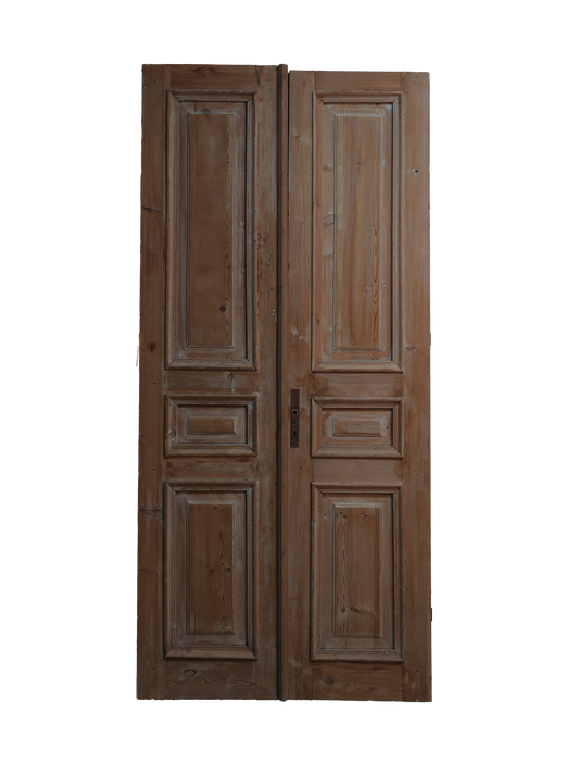 Double Raised Panel French Door AA047