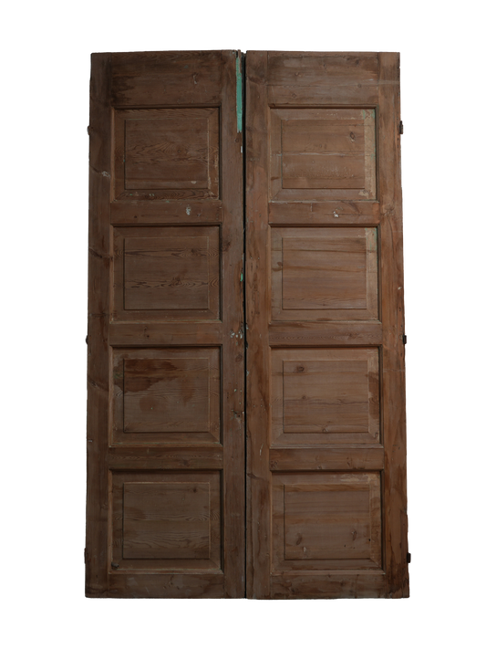 quad panel antique door back