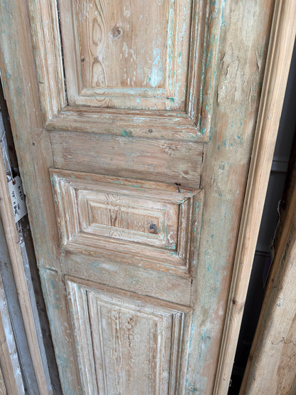 Double Raised Panel Antique Door AA053