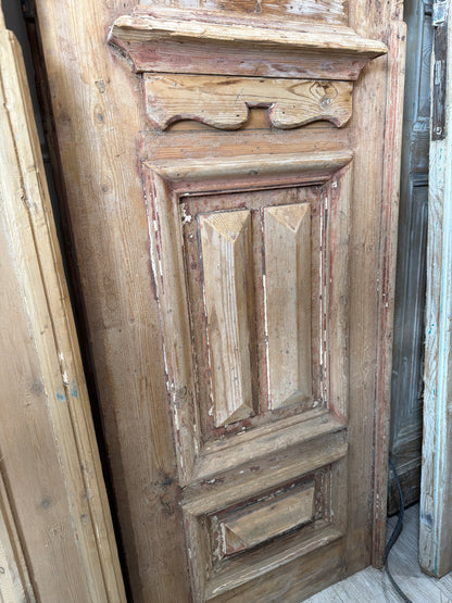 French Raised Panel Iron Antique Door 43x94x1.75