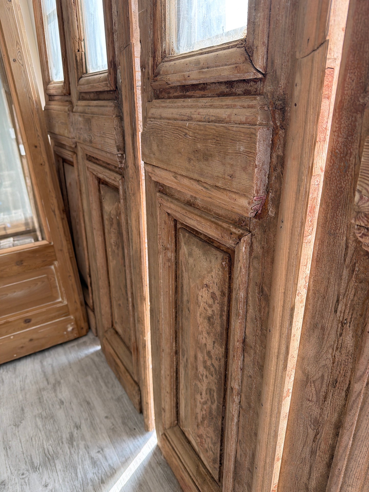 Quad Glass French Antique Door AA020