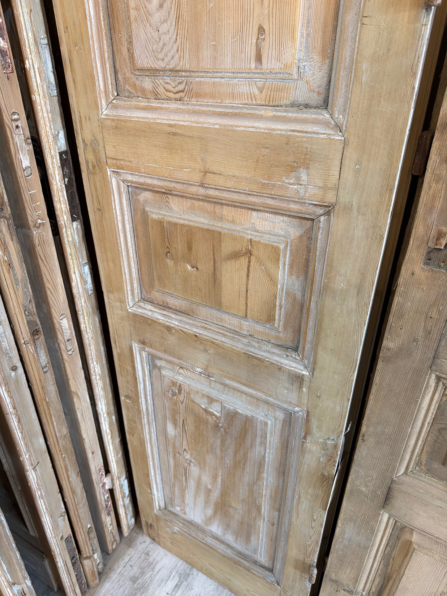 Double Inset Panel Antique Door AA004