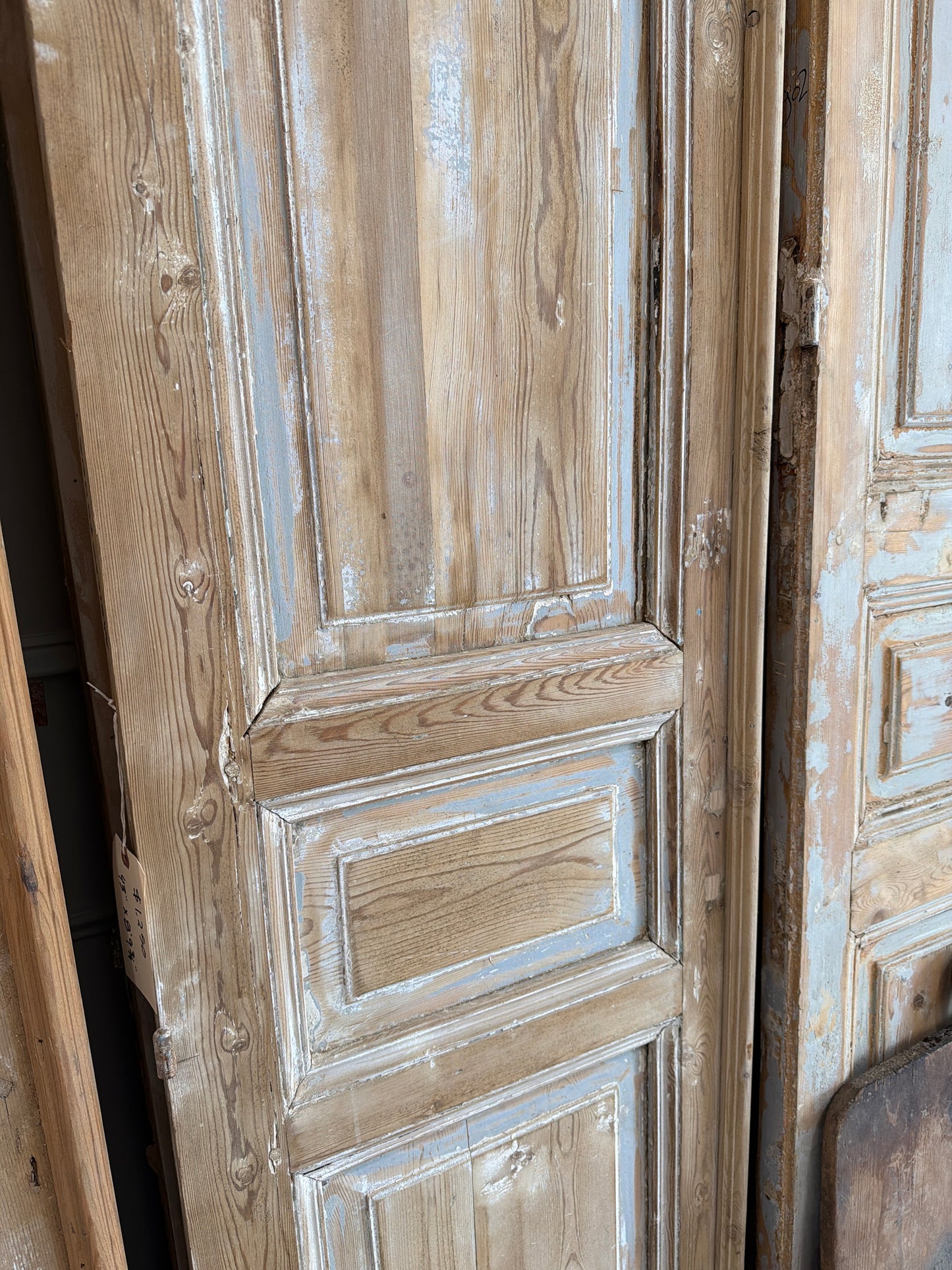 Double Inset French Antique Door AA016