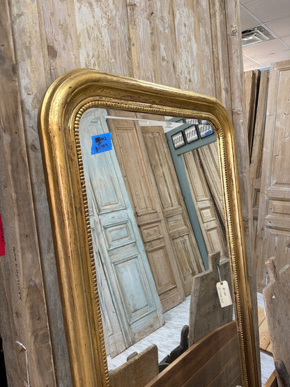 Louis Philippe Style Gilded Antique Mirror