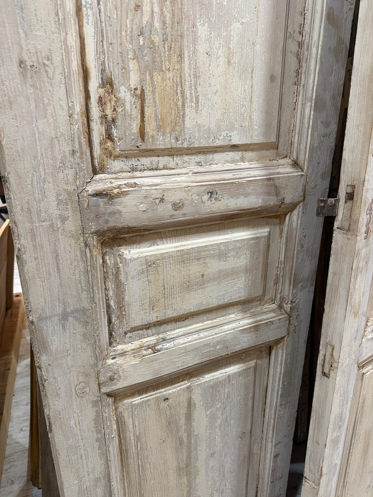 Antique French Door with inset panels 49x94x1.75