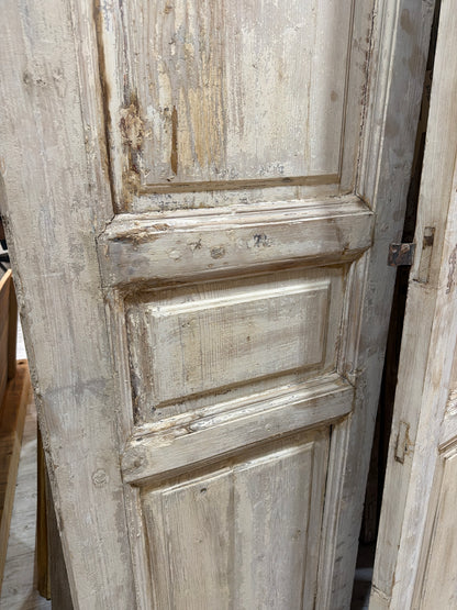 Antique French Door with inset panels 49x94x1.75