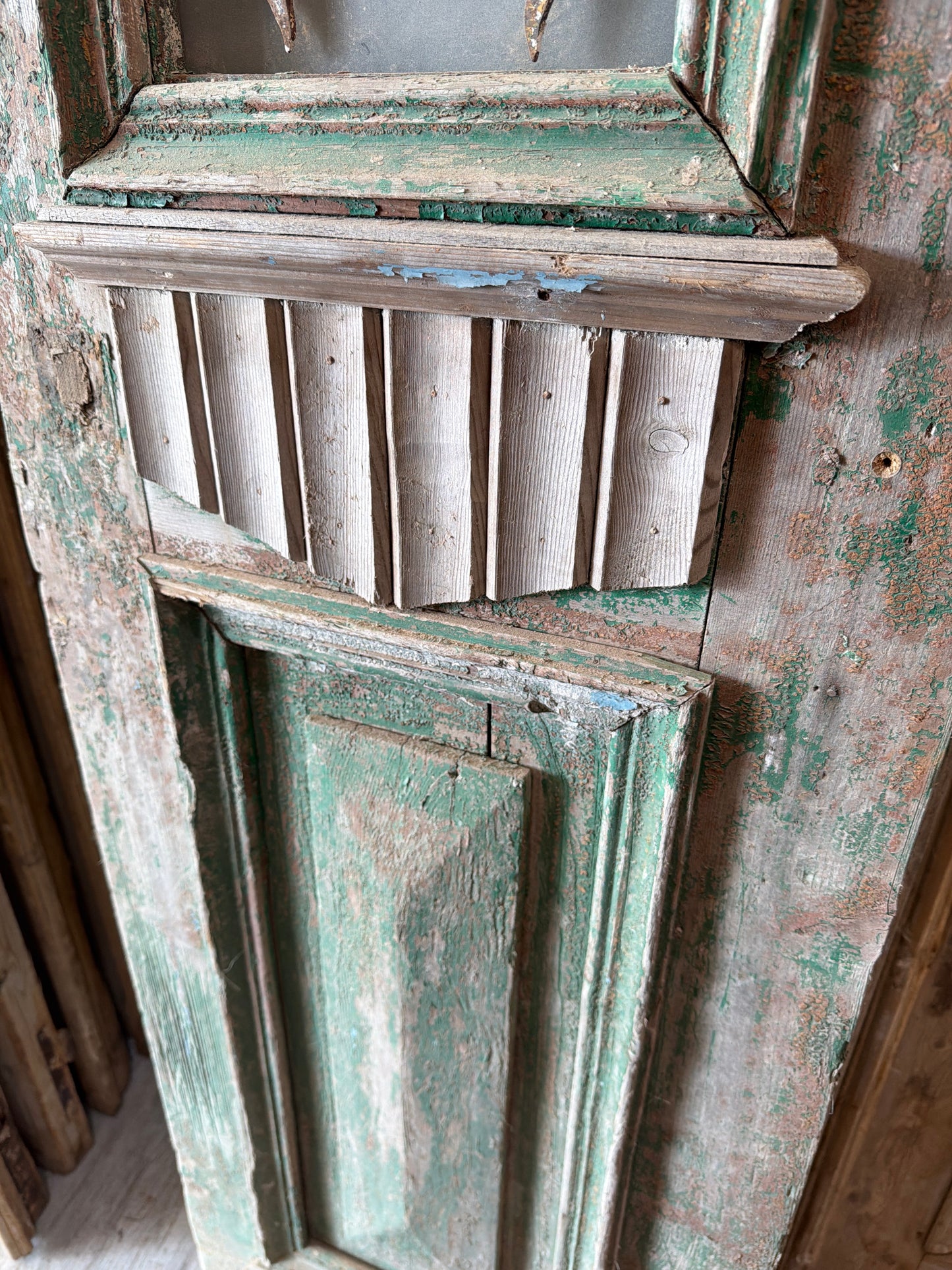 Double Iron French Antique Door AA018