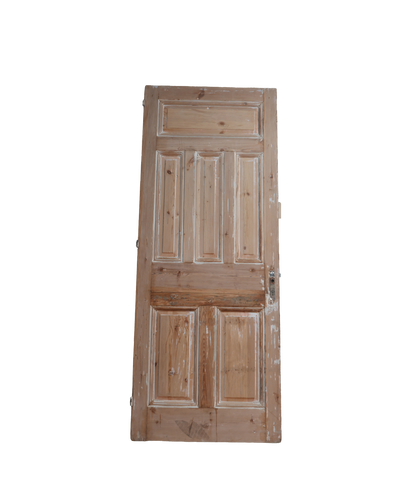 Single Inset Panel Antique Door AG004