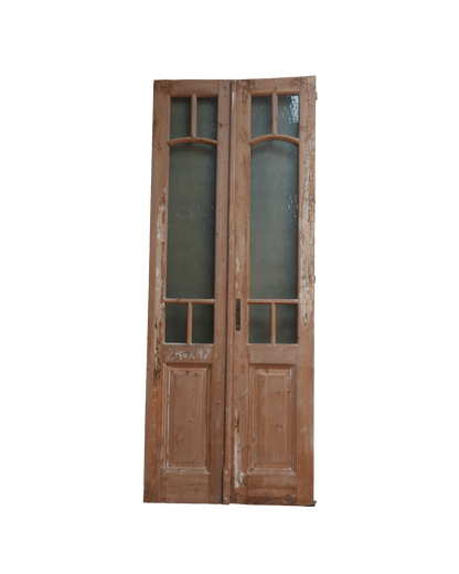 Double Glass Antique Door AG011