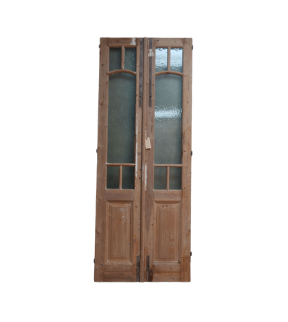 Double Glass Antique Door AG011