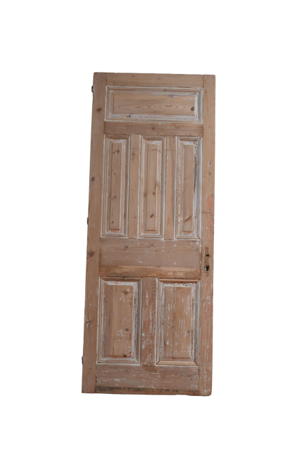 Single Inset Panel Antique Door AG022
