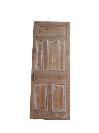 Single Inset Panel Antique Door AG022