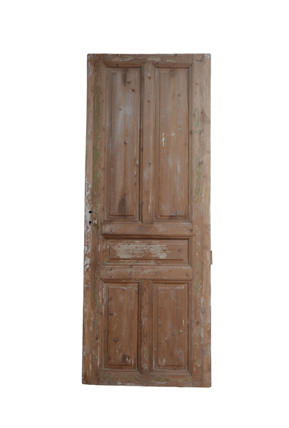 Single Inset Panel Antique Door AG028