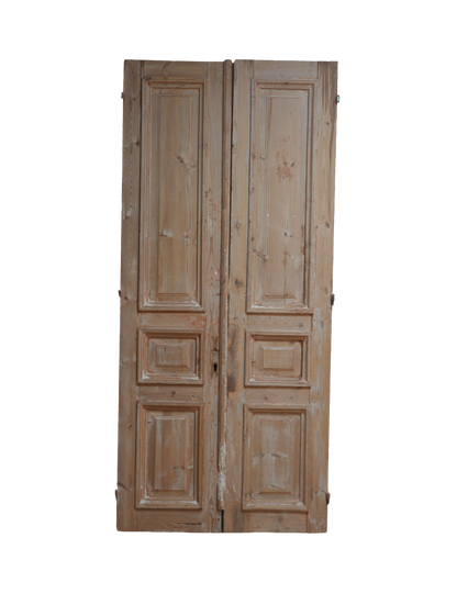 French Raised Panel Magnolia Antique Door AG053