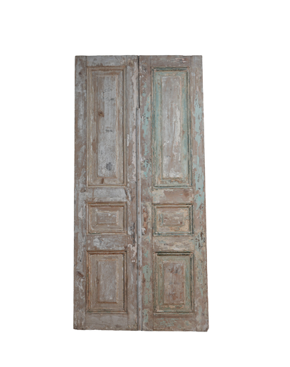 French Inset Panel Antique Door AG080