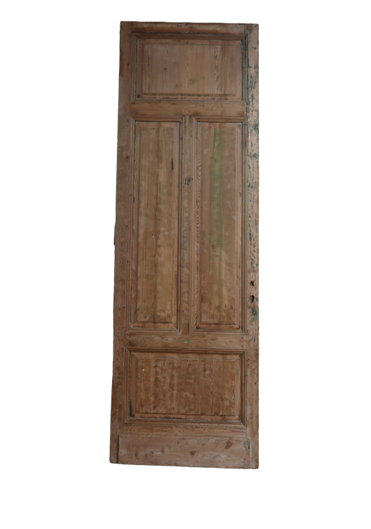 Single Inset Panel Antique Door AG090