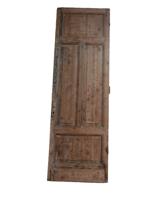 Single Inset Panel Antique Door AG090