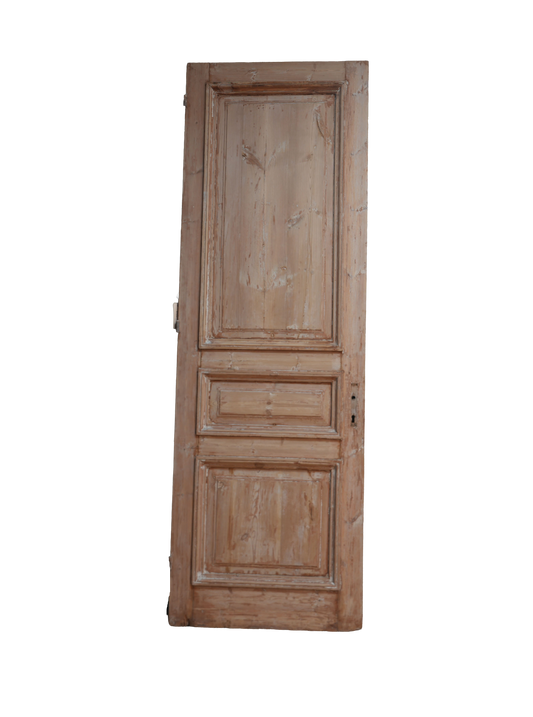 Single Raised Panel Antique Door AG096
