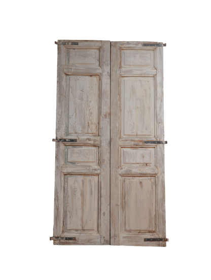 French Inset Four Panel Antique Door AG142
