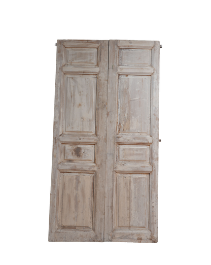French Inset Four Panel Antique Door AG142