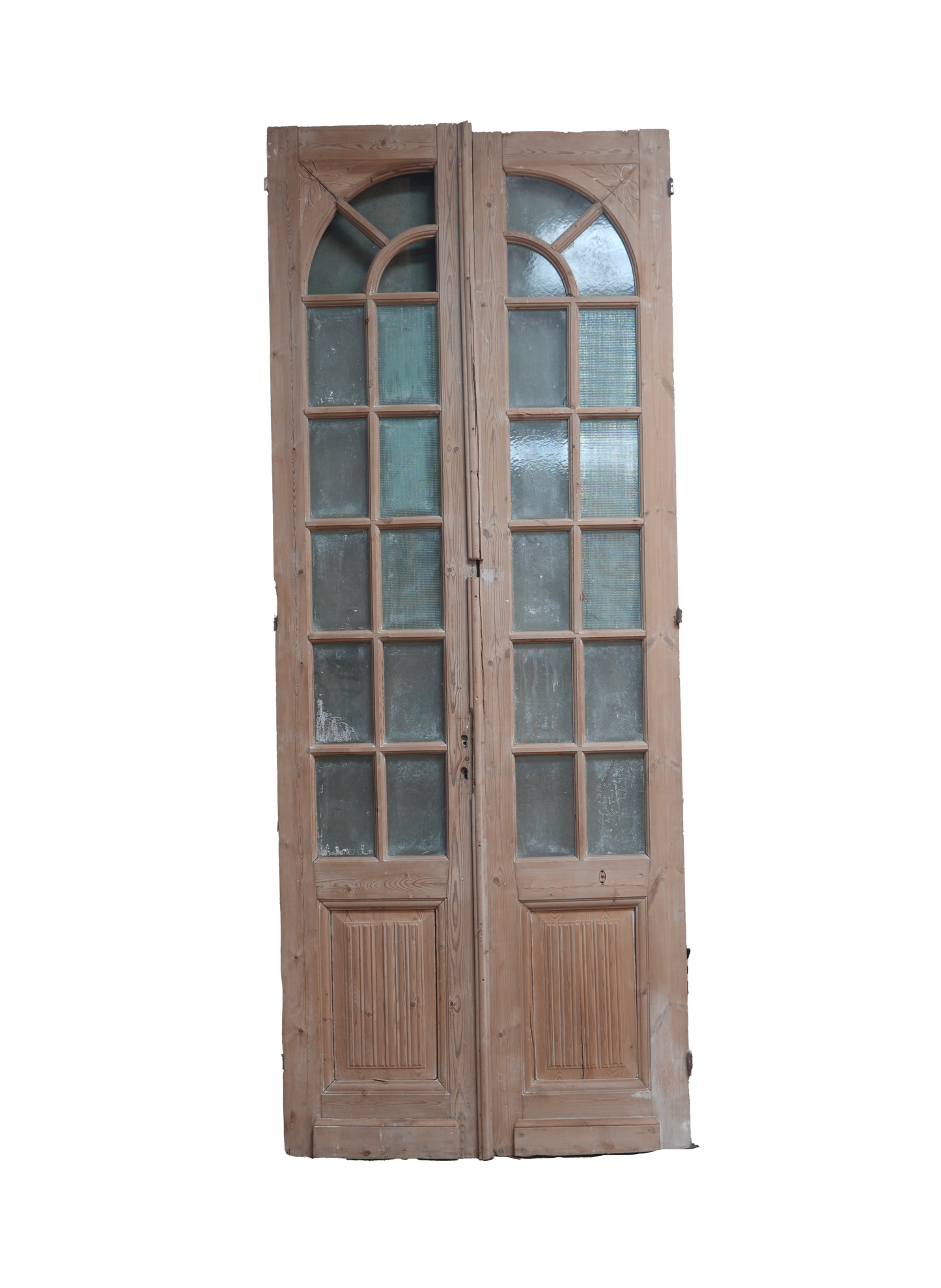 Double Glass Antique Door with Arched Detail AG205