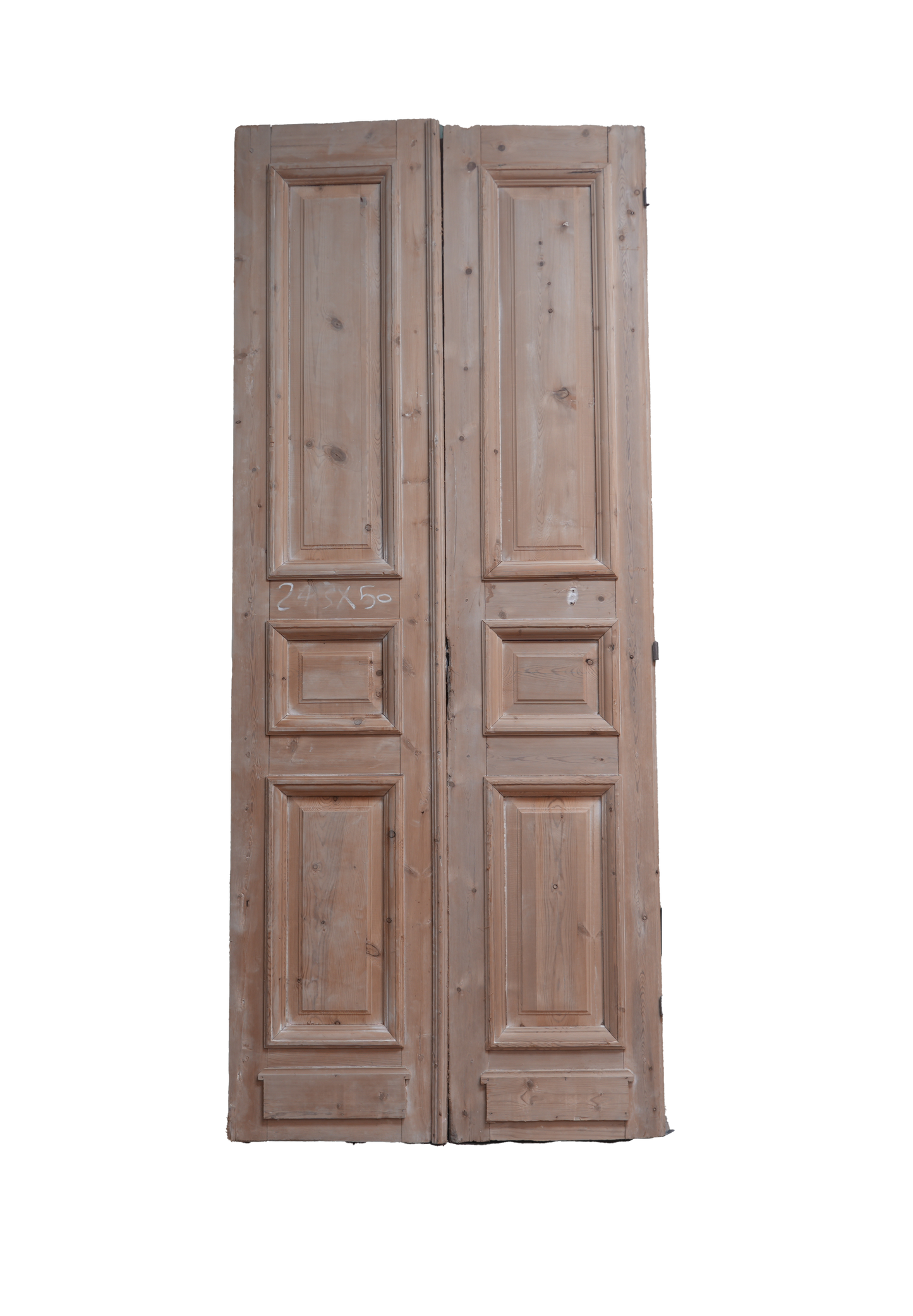 Three Raised Panel Antique French Door AG233