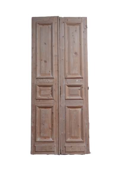 Three Raised Panel Antique French Door AG233