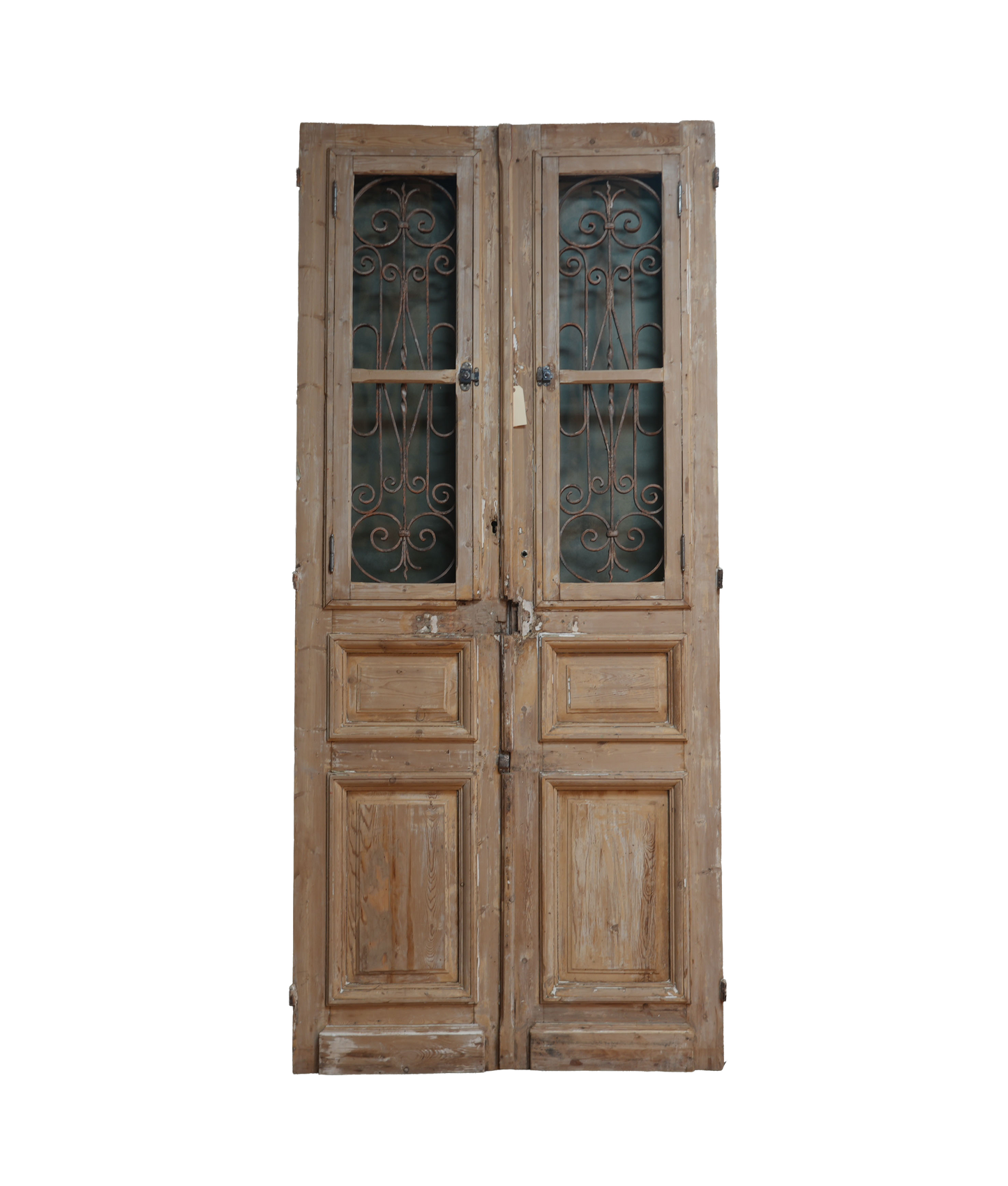 French Raised Panel Iron Antique Door AG249