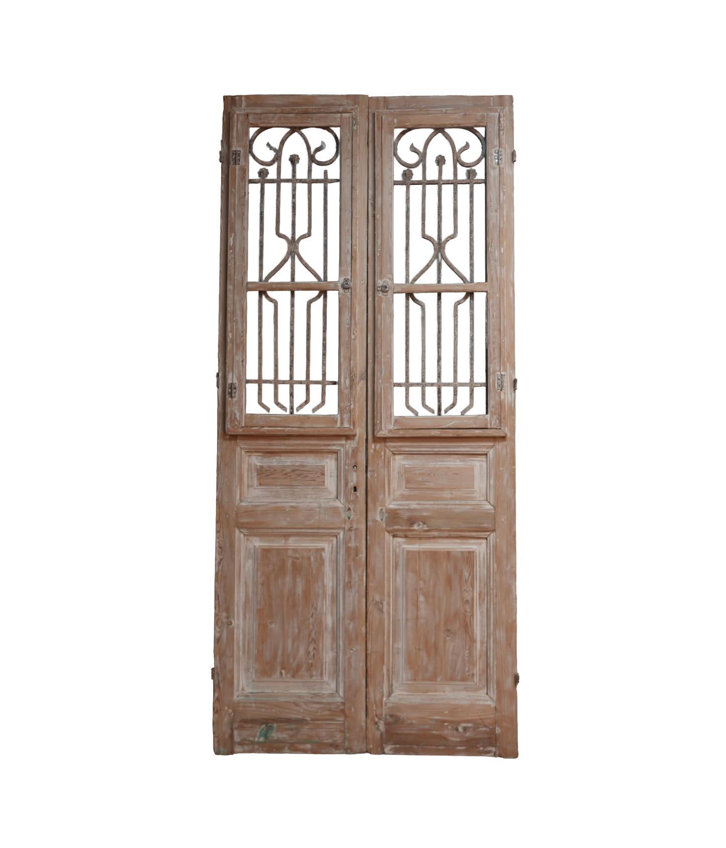 French Raised Panel Iron Antique Door AG250
