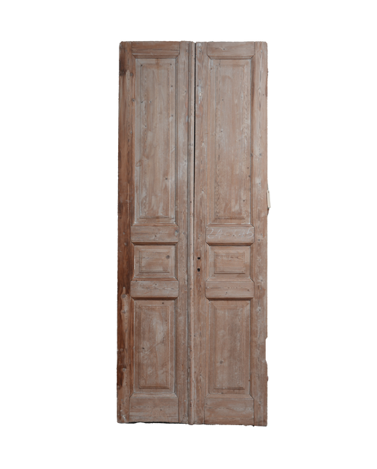 Three Inset Panel French Antique Door AG299