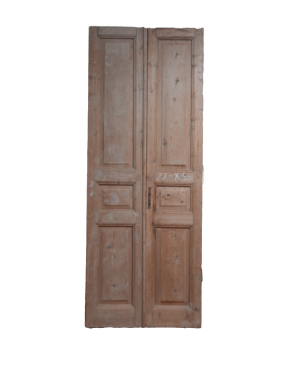 Three Inset Panel French Antique Door AG301