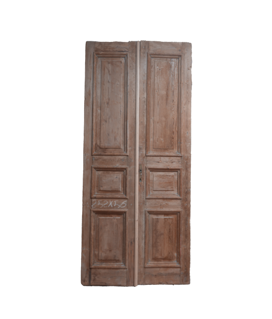 Three Raised Panel French Antique Door AG319