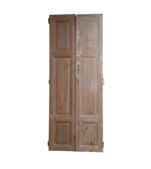 French Inset Panel Antique Door AG326