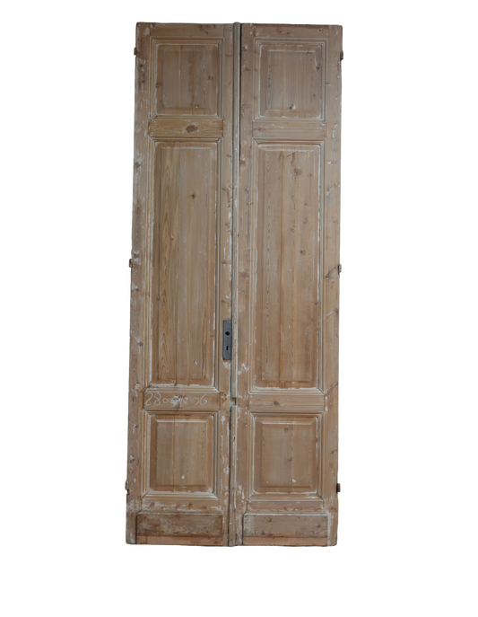 French Inset Panel Antique Door AG327