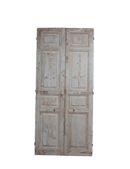 French Inset Four Panel Antique Door AG350