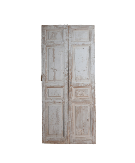 French Inset Four Panel Antique Door AG350